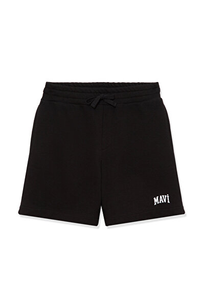 Mavi Μαύρο σορτς με λογότυπο -6410003-900