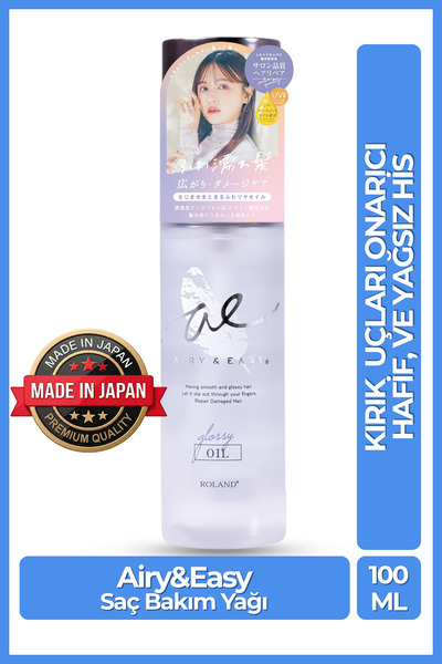 Cosmetex Roland Airy&Easy Glossy Repair Oil Onarıcı ve Besleyici Saç Bakım Yağı