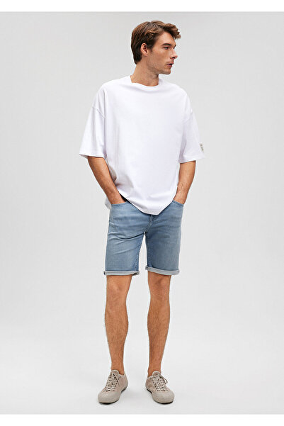 Mavi Brian Sporty Відкриті сині джинсові шорти - Туманні 0418487659