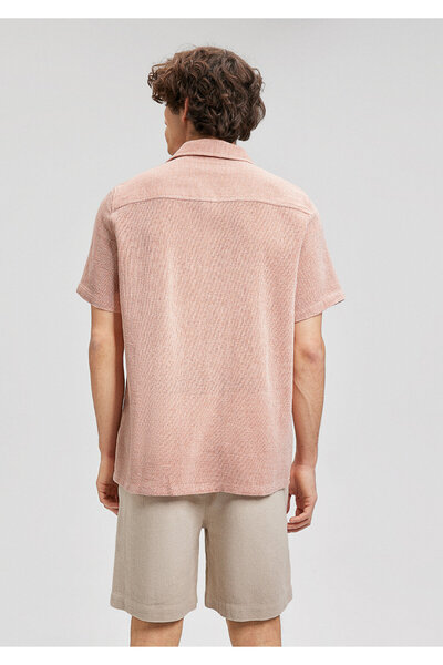 Mavi Πορτοκαλί πουκάμισο με υφή - κανονική εφαρμογή 0210828 -70448