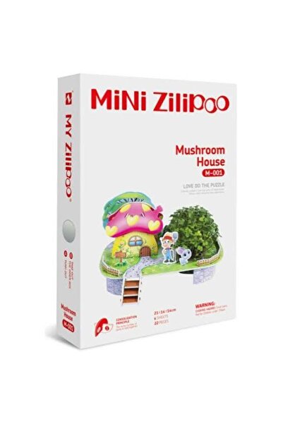 Zilipoo Mushroom House 3d Puuzle