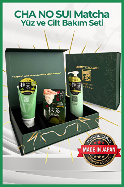 Cosmetex Roland Cha No Suı Matcha Yüz Temizleme Seti