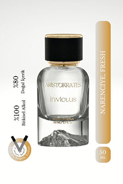 Aristokrates Invictus Erkek Extrait de Parfüm 50 ML | Narenciye, Fresh | Deni...