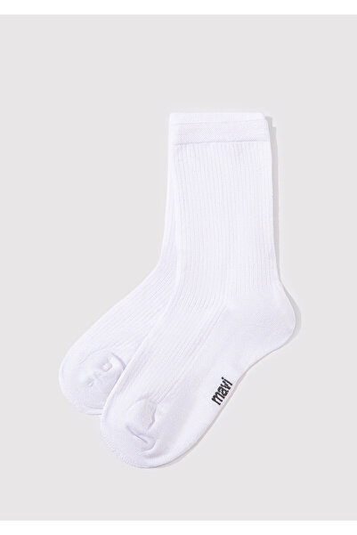 Mavi Weiße Socken mit Sockel 1910956-620