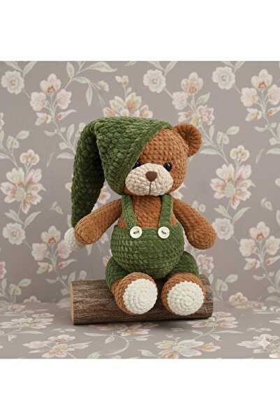 stoks toys Amigurumi Kadife Uyku Arkadaşı Ayı