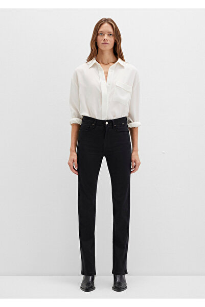 Mavi Kendra Gold Classic Black Jean Trousers 1074622002