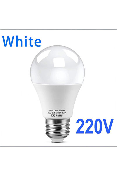 Choice مصباح ليد أبيض بارد 1Pac E27 بقدرة 12 وات 220 فولت، مزود برادار ميكروو...