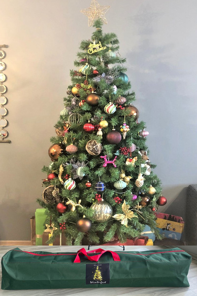 Winterfest Gerçek Görsel Yılbaşı Çam Ağacı 190 Cm 600 Gür Dallı Yeni Ürün