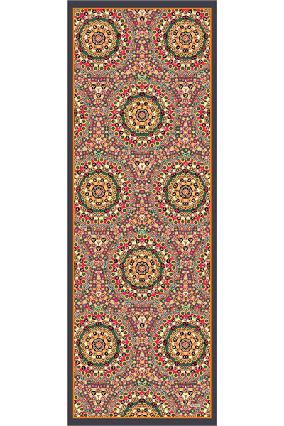 Arancia Anthracite 70X200 Silk Tivil Etol