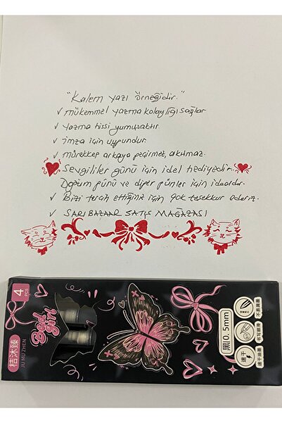 ZUMU Asya Kelebeği jel kalem ( 2 ADET)