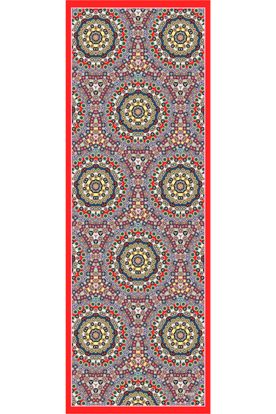 Arancia Red 70X200 Silk Tivil Etol