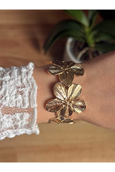 HOUSEKİ سوار معصم VIP مطلي بتصميم الزهور