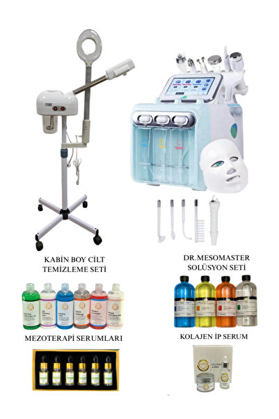 HYDRACOLOR Toplam 9 Fonksiyon Hydrafacial Vapozon Buhar (AMERİKAN CİLT BAKIM ...