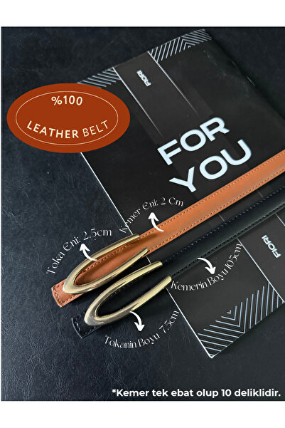 Fiori حزام نسائي رفيع من الجلد الطبيعي المقوس بمشبك طويل، حزام للسترة، حزام ل...