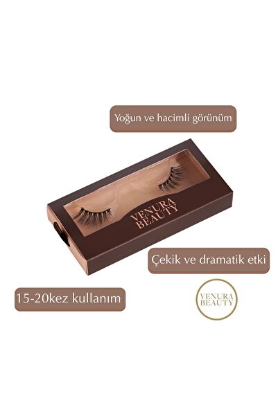 Venura Beauty GLOW Yoğun, Hacimli ve Dramatik Yarım Takma Kirpik