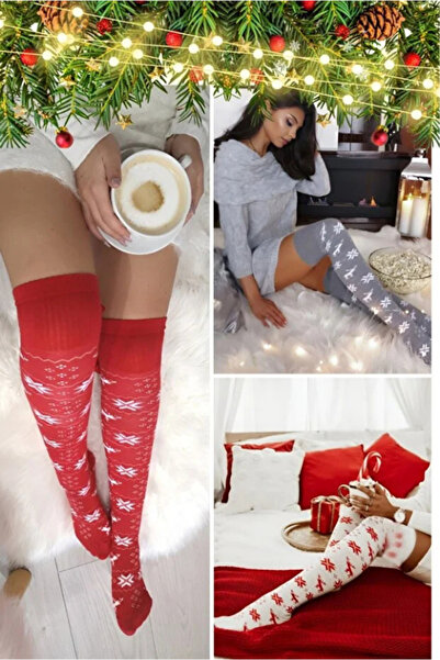 Good Miss Yılbaşı Çorabı Diz Üstü