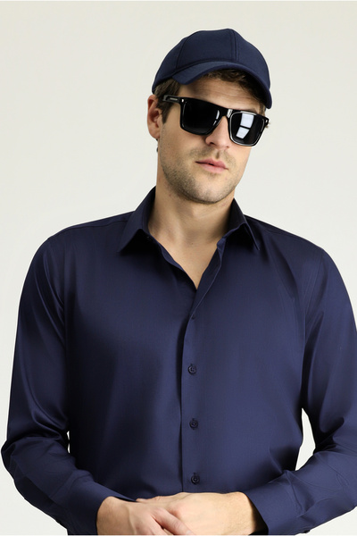 Kiğılı Cămașă din bumbac cu mânecă lungă slim fit Dar croială clasică, rezist...