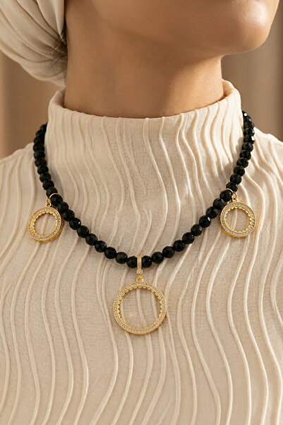 TwinsCollection Tam ve Çeyrekli Altın Uyumlu 8mm Kristal Boncuk 3'ü Bir Yerde...