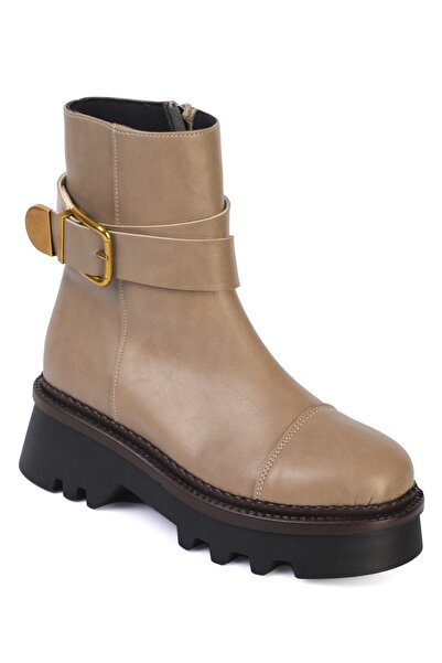 Capone Outfitters Giselle Trak Sole Metal Buckle Side Zipper Women's Long Boots