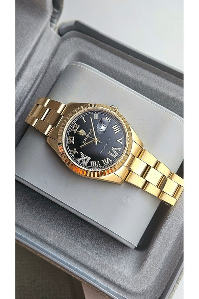 Raymond Rym-611821L Women's Wristwatch Gold-Black