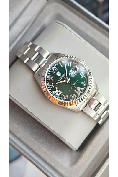 Raymond Rym-611821L Women's Wristwatch Ss-Green