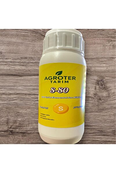 Agroter Tarım Sıvı Kükürt S-80 Elementel Sıvı Kükürt %80 Elementel Sıvı Kükür...