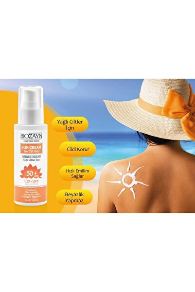 Biozayn Güneş Kremi 50+spf Yüksek Koruma (yağlı Cilt Tipi)