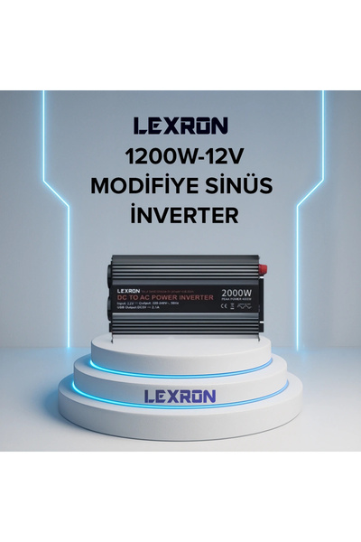 Lexron 1200W 12V Modifiye Sinüs İnverter