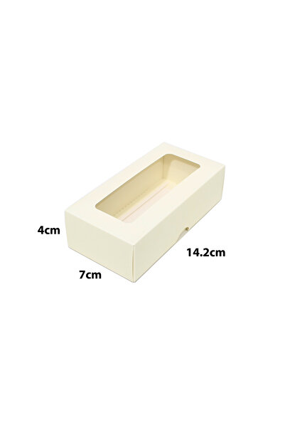 Generic 12 قطعة من علب حلويات ورقية بنافذة