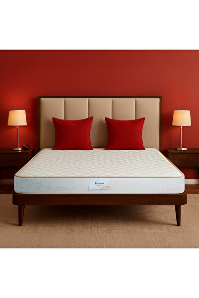 Sleepwell سرير Utsav 2.0، مقاس سرير سوبر كينج، مرتبة مضادة للترهل (200 طول × 200 عرض × 15 ارتفاع سم)