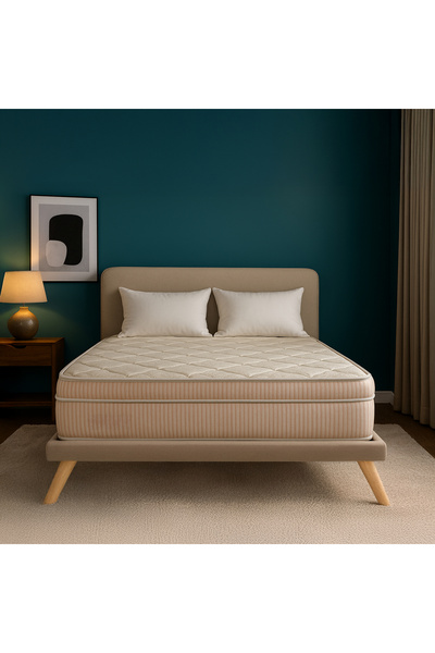 Kurlon مرتبة كيرل-أون أورثوماجيك إيليت، مقاس كوين، 200 طول × 150 عرض × 20 ارتفاع سم