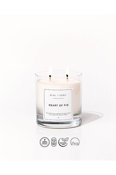 DeDe Candle & Wellness Studio Incir Kokulu Soya Mumu | Heart Of Fig Aromatera...