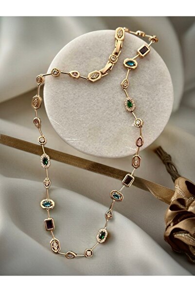 Sense of Atelier قلادة بيضاوية ذات 7 عناصر