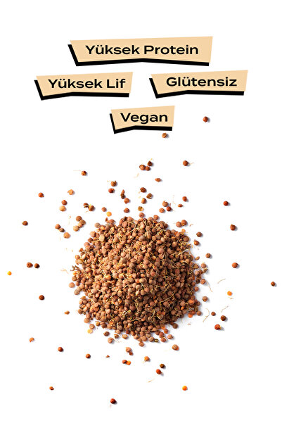 THE GOOD WİLD Filizlendirilmiş Kırmızı Mercimek | Glutensiz Kuru Bakliyat | Vegan | Glutensiz Ürünler | 175 Gr