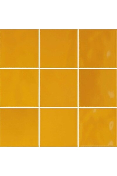 VitrA 10x10 Retromix Fon Amber Sarı Parlak Duvar Karosu K94842380001VTE0