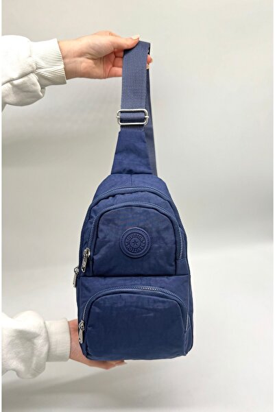 Bevitton Унісекс Синя Водостійка Тканина Передня Сумка / 3200
