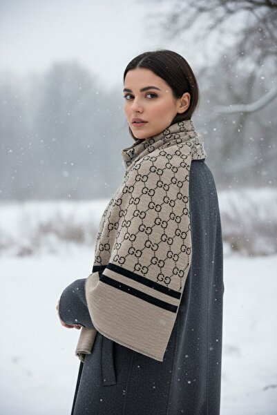 Onur مجموعة جديدة من المنسوجات المزخرفة - متجر أزياء وشاح الكتف الشتوي على الوجهين