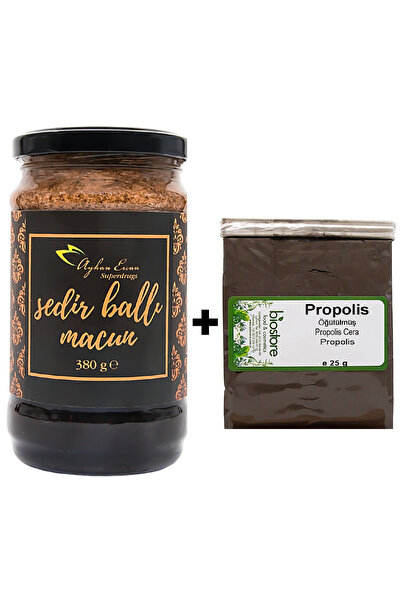Biostore Solunum ve Nefes (Sedir Ballı Macun 380g - Öğütülmüş Propolis 100g)