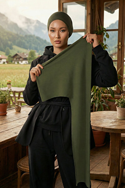 Aisha's Design Combed Cotton Boneli Ready-Made Combed Cotton Hooded Shawl Two...