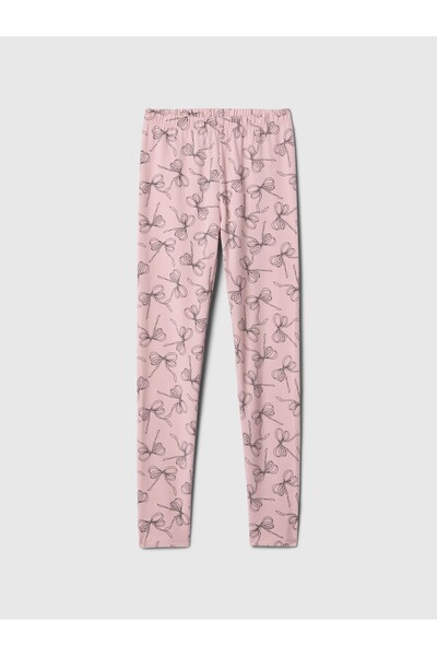GAP Kız Çocuk Pembe Stretch Jersey Legging Tayt