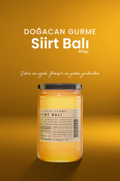 Doğacan Bal Doğacan Gurme Siirt Balı (850gr)