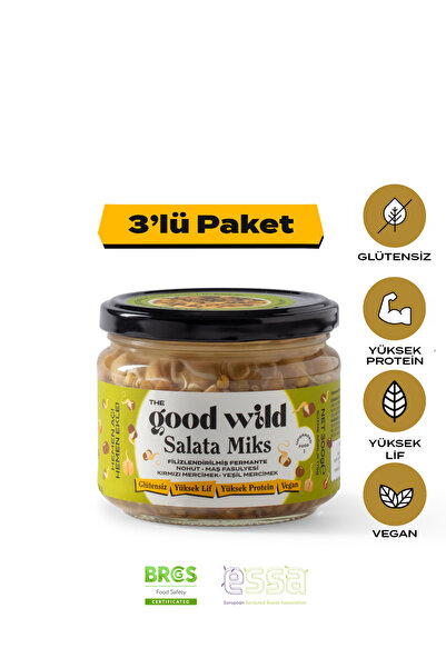 THE GOOD WİLD Filizlendirilmiş Fermante Salata Miks | Yemeye Hazır Glutensiz ...