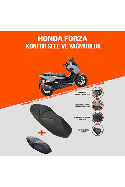 PROOFMOTO HONDA FORZA 250 Konfor Sele Ve Yağmurluk Kılıf