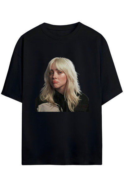 Pandorica's Tricou unisex din bumbac cu design Billie Eilish