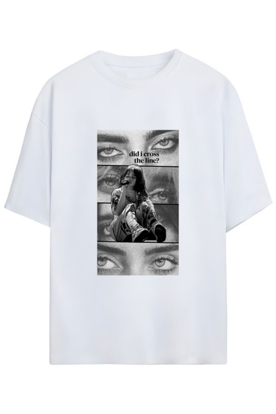 Pandorica's Tricou unisex din bumbac cu design Billie Eilish