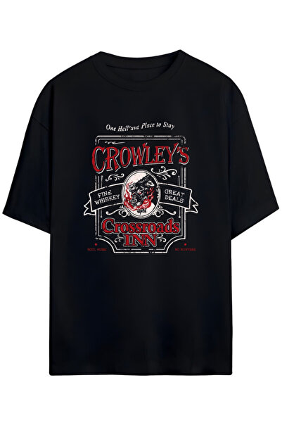 Pandorica's Supernatural Tasarimi Unisex Pamuklu T-shirt