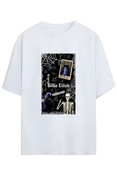 Pandorica's Tricou unisex din bumbac cu design Billie Eilish