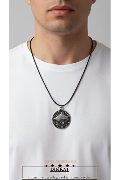 Esey Dizayn Göktürk Türk Kurt Kolye