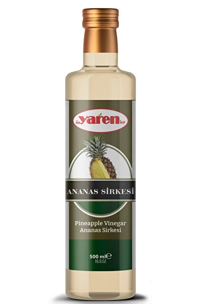 Ananas Sirkesi Doğal Fermante %100 Saf Ve Katkısız 500 ml Yaren