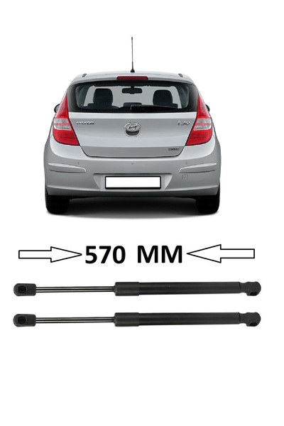 cme parts Hyundai i30 2007-2012 Uyumlu Sağ + Sol Takım Bagaj Amortisörü 2 Ade...